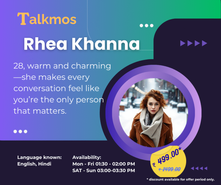 chat with Rhea Khanna